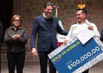 Policía Morelia, de las mejores del país: Alfonso Martínez