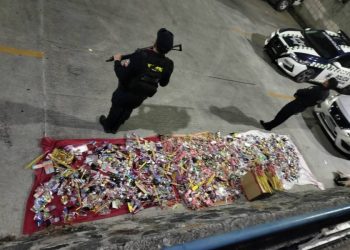 Asegura Policía Morelia pirotecnia en colonias de la capital