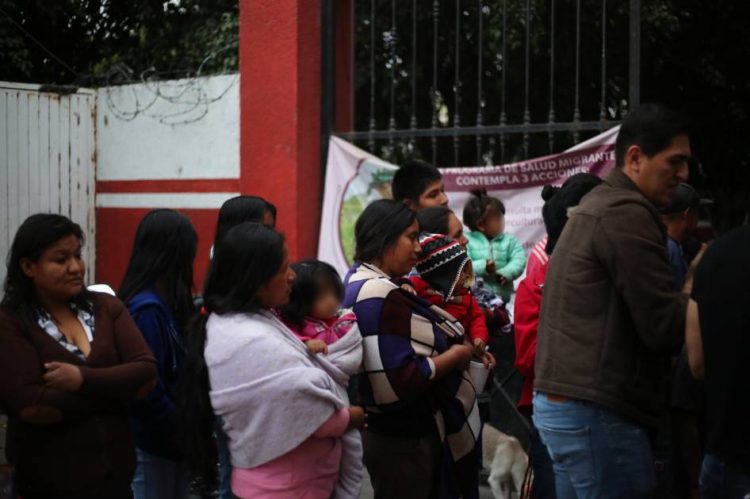 Visita Vanhe Caratachea albergue de familias jornaleras en Tanhuato