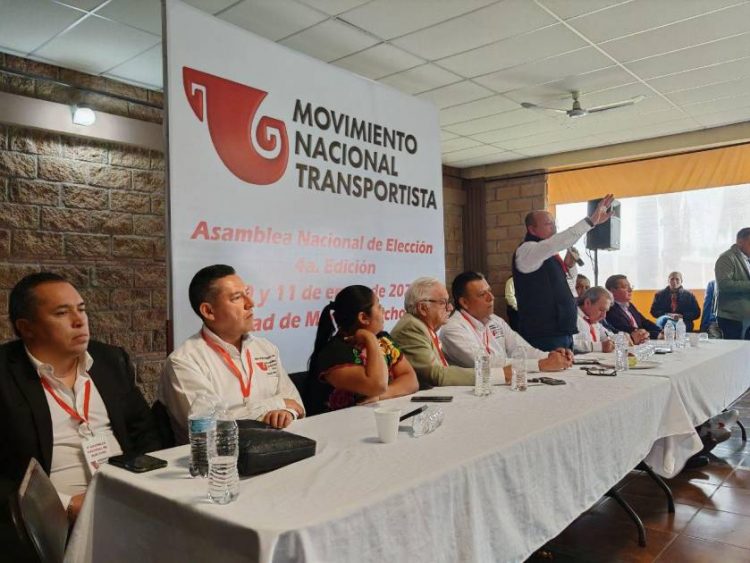 Electo José Trinidad Martínez Pasalagua nuevo presidente del Movimiento Nacional Transportista