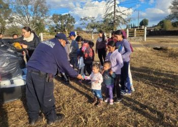 Lleva Seguridad Pública de Morelos alegría a las familias con entrega de juguetes