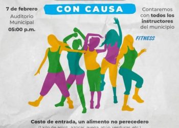 Quiroga invita a la Clase de Zumba con Causa: Actívate y Ayuda
