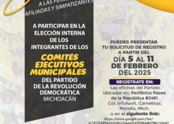 El PRD Michoacán refuerza su organización con la elección de nuevos Comités Municipales