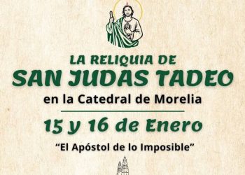 La Reliquia de San Judas Tadeo llega a la Catedral de Morelia