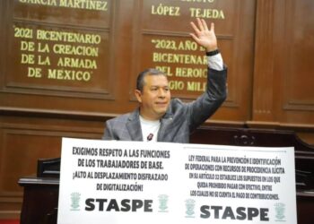 Lleva Barragán al Congreso exigencia para regresar pagos en efectivo a las ventanillas de finanzas