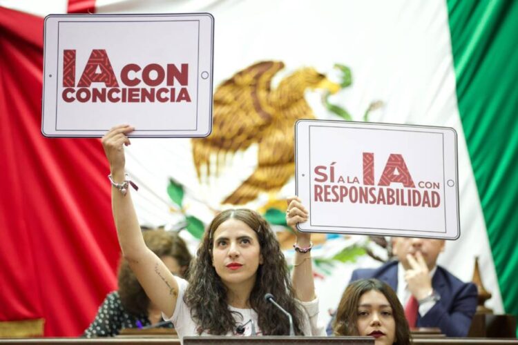 Diputada Giulianna Bugarini exige acción contra el uso indebido de la inteligencia artificial: ‘Es hora de regularla’