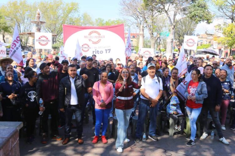 Vamos por 10 mil afiliados a Morena en el Distrito 17: Nalleli Pedraza