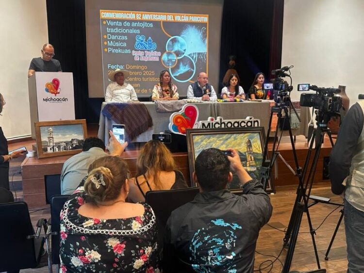 Anuncia Angahuan celebración del 82 años del volcán Paricutín