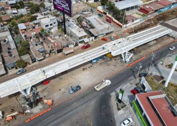 En dos meses y medio se abre a la circulación el puente de Villas del Pedregal