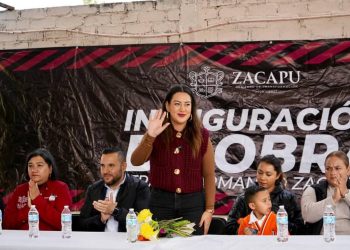 Mónica Valdez Pulido inaugura barda perimetral y fachada en Jardín de Niños Sor Juana Inés de la Cruz