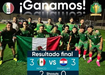Con jugadores morelianos, se corona en España la Selección Mexicana de Fútbol 7