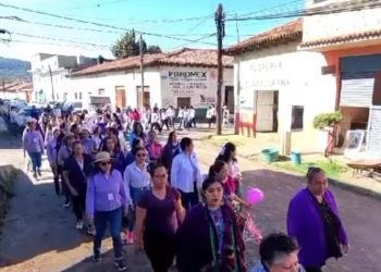Conmemoran en Morelos el Día Internacional de la Mujer con marcha por la igualdad y los derechos femeninos