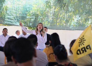 Desde Huetamo, convoca Brissa Arroyo a la unidad partidista