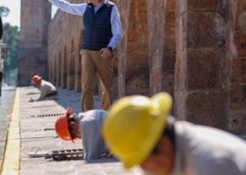 Acueducto de Morelia brillará más: Alfonso Martínez