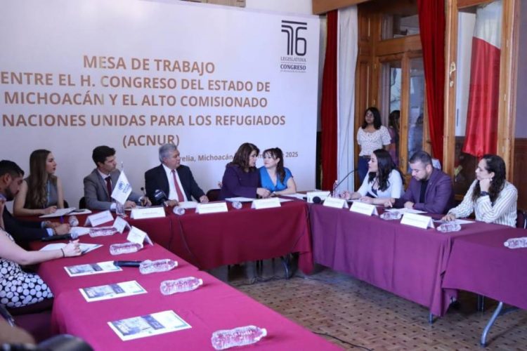 Instala Congreso Mesa de Trabajo con oficina del Alto Comisionado de Naciones Unidas para Refugiados