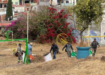 Ayuntamiento de Morelia realiza Jornada de Limpieza en Real Punhuato