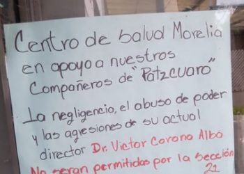 Exigen la destitución del director del Hospital General de Pátzcuaro por negligente, abuso de poder y agresión contra empleados