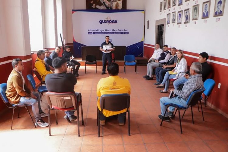 Conforma Gobierno de Quiroga Consejo Municipal de Protección Civi