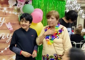 Una celebran de alegría y unidad familiar enmarcó los 70 años de Guadalupe Luna a ritmo del a go-gó