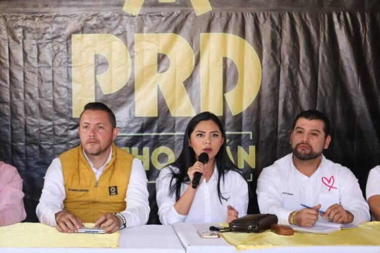 El PRD Michoacán se consolida como una fuerza política en crecimiento: Araceli Saucedo