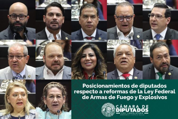 Aprobado en lo general y en lo particular, reformas que endurecen sanciones por uso ilegal de armas de fuego: Cámara de Diputados