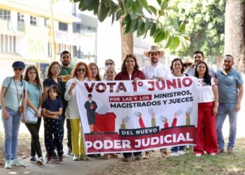 Realiza Fabiola Alanís gira de promoción de elección judicial en Uruapan