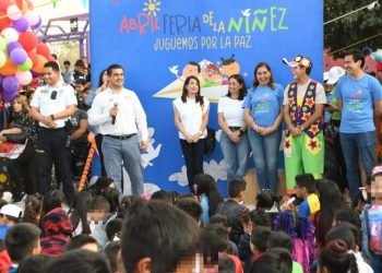 En Villas del Pedregal, Gobierno de Morelia concluye Feria de la Niñez “Juguemos por la paz”