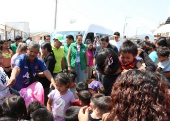 Con regalos y diversión, celebra el PVEM el Día de la Niñez en Morelia