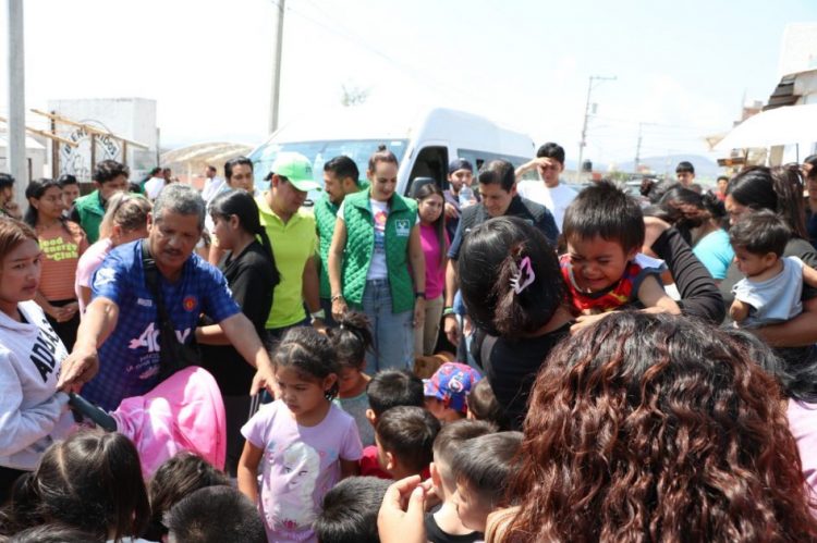 Con regalos y diversión, celebra el PVEM el Día de la Niñez en Morelia