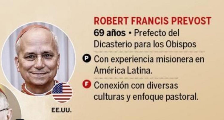 El nuevo Papá es Robert Prevost y adopta el nombre de “León XIV”