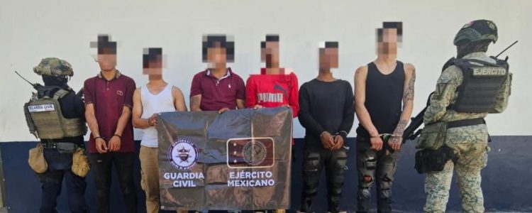 Son detenidos 6 venezolanos fuertemente armados en Buenavista