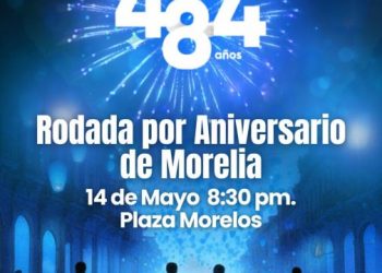 Invita Gobierno de Morelia a Gran rodada nocturna, el 14 de mayo