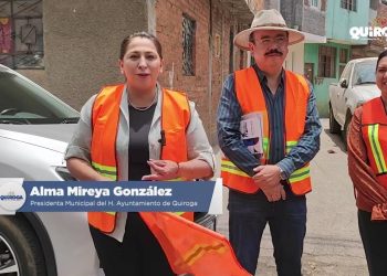 Inicia Gobierno de Quiroga construcción de paso peatonal en Privada 20 de Noviembre