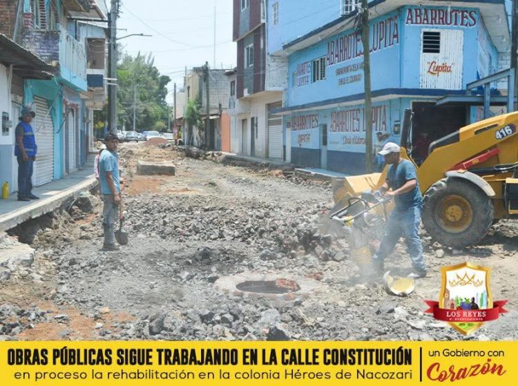 Avanzan obras en Los Reyes, y se cumplen con las demandas de la población: Humberto Jiménez