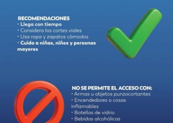 Gobierno de Morelia informa objetos prohibidos y recomendaciones para concierto de aniversario