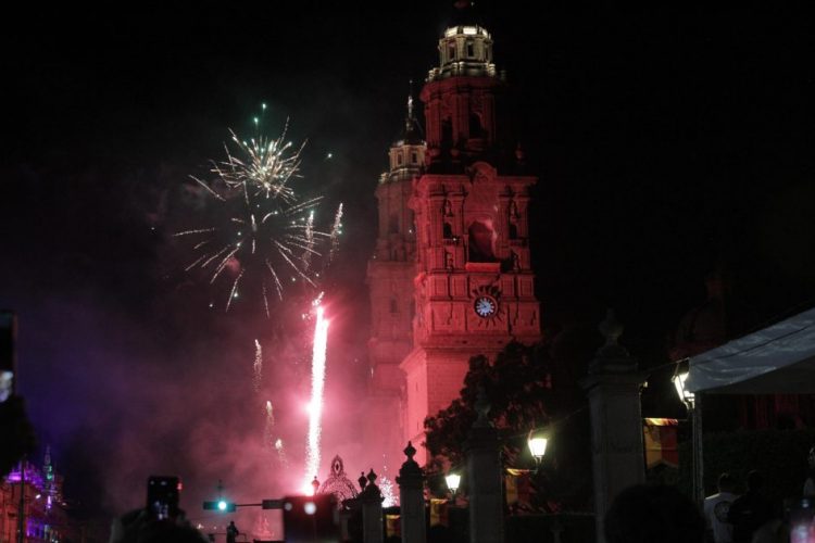 Celebró Morelia su 484 Aniversario con espectacular concierto