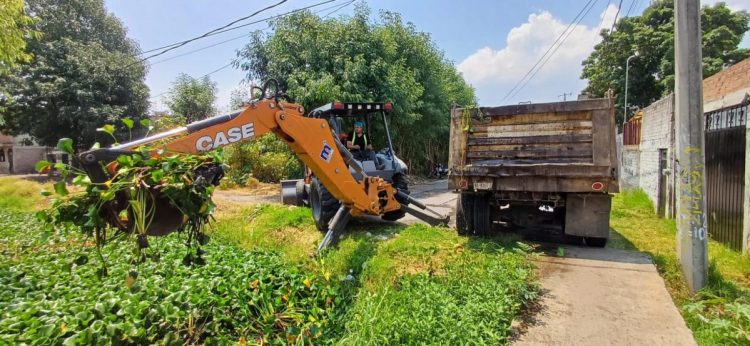 Gobierno de Morelia mantiene acciones para la limpieza de drenes y arroyos