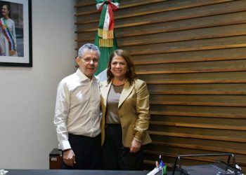 Se reúne Fabiola Alanís con Subsecretario de Gobernación para fortalecer cooperación con el Congreso Estatal