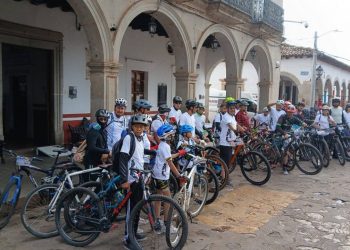 Con éxito se realizó rodada ciclista en Villa Morelos