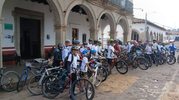 Con éxito se realizó rodada ciclista en Villa Morelos