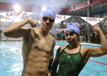 Casi mil nadadores participaron en fiesta acuática deportiva: Cecufid