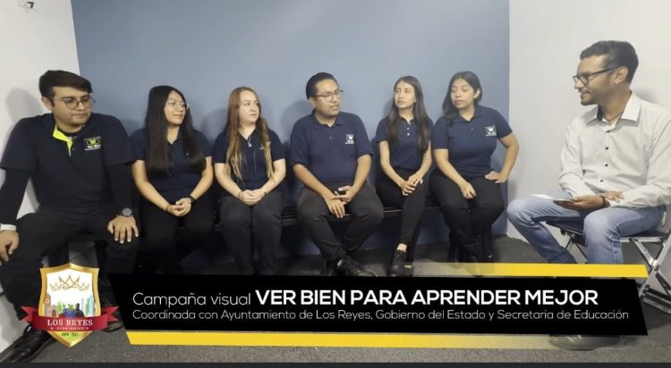 Arranca campaña visual, beneficiará a más de 7 mil estudiantes de Los Reyes anuncia Humberto Jiménez