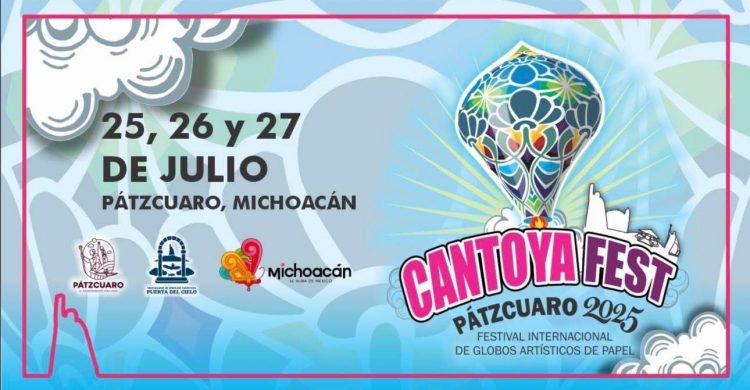 Engalana Río Roma el Cantoya Fest de Pátzcuaro