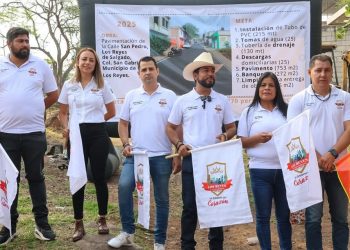 Arrancan obras de pavimentación e hidráulica en colonia San Gabriel en Los Reyes