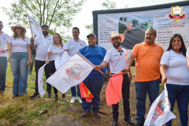 El desarrollo llega a la Colonia San Gabriel 1, Humberto Jiménez arranca más obras en Los Reyes