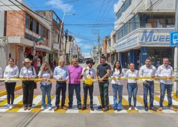 Humberto Jiménez inaugura rehabilitación de calle Galeana, una obra de gran impacto