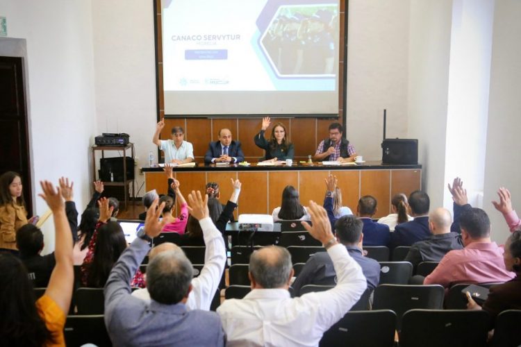 Demanda Canaco Servytur Morelia frenar los plantones de la CNTE en el Centro Histórico