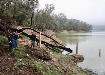 Realiza Yankel Benítez recorrido de supervisión en Presa de Cointzio