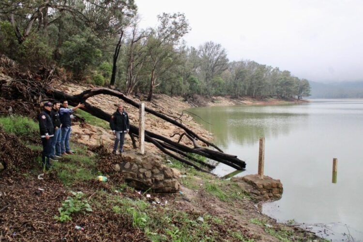 Realiza Yankel Benítez recorrido de supervisión en Presa de Cointzio