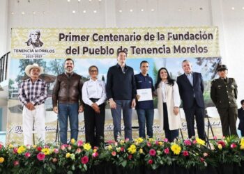 Celebra Alfonso Martínez primer centenario de la Tenencia Morelos